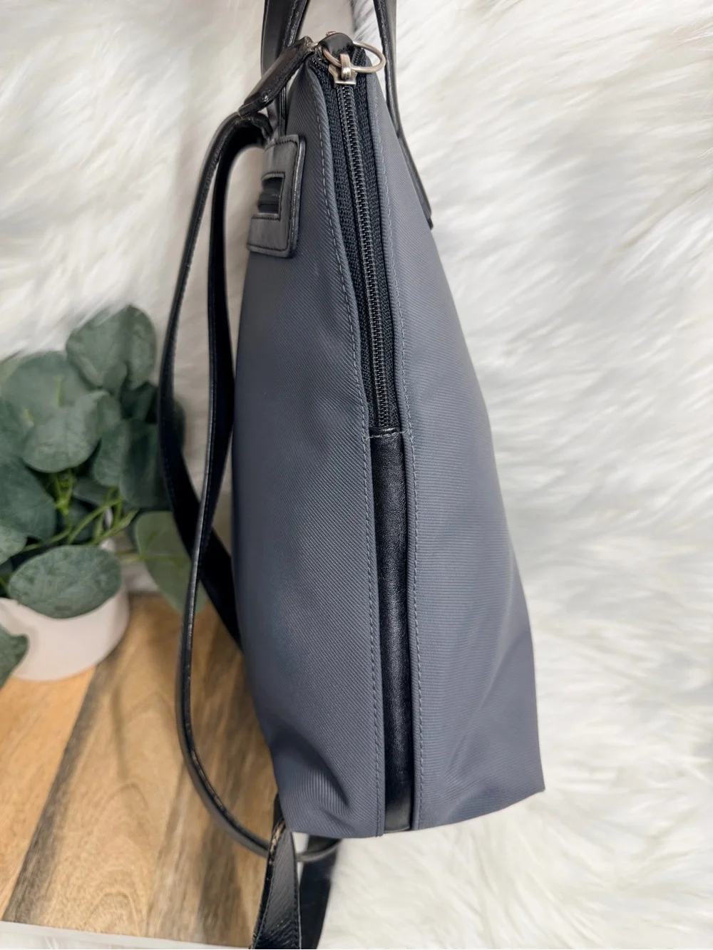 Vintage - Coach Mercer Grey Nylon Backpack